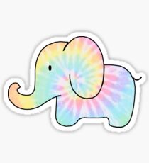 Pegatina Tie Dye Elephant