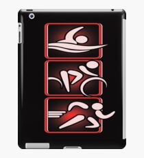 Swim Bike Run Triathlon iPad Case/Skin