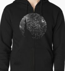 Starry Night Zipped Hoodie