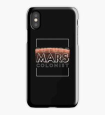 Future Mars Colonist - Black Version iPhone Case