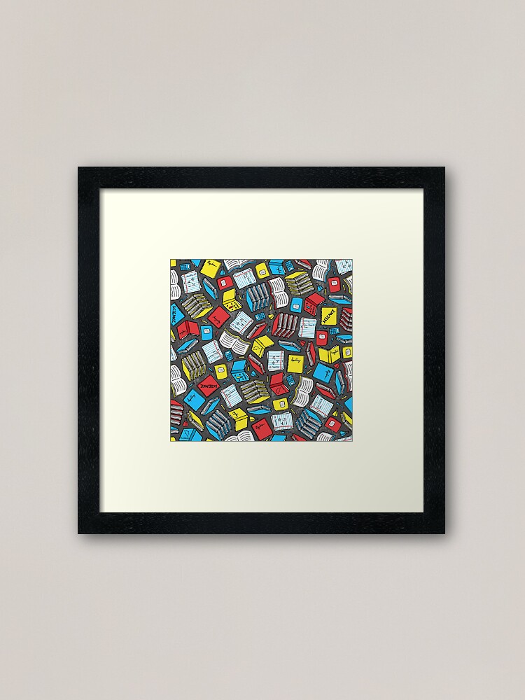 Alternate view of Study Time Framed Art Print