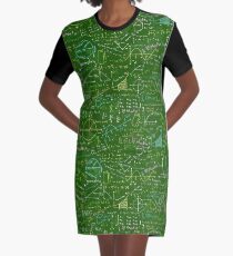 Math Lessons Graphic T-Shirt Dress