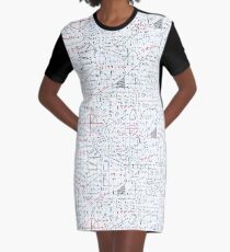 Math Homework Graphic T-Shirt Dress