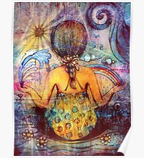 Rainbow Meditation Poster