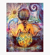 Rainbow Meditation Photographic Print