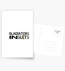 Gladiators in Suits Postcards