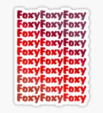 Foxy Red Sticker