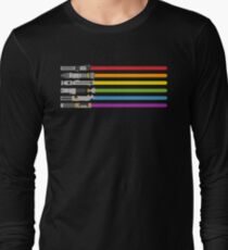 Lightsaber Rainbow Long Sleeve T-Shirt