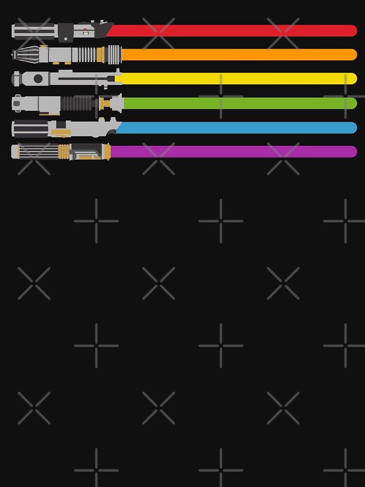 Lichtschwert Regenbogen von halfabubble