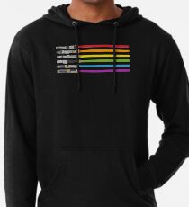 Lightsaber Rainbow Lightweight Hoodie