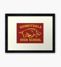 Sunnydale High Framed Print
