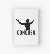 conquer arnie vector design Hardcover Journal