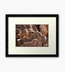 Punakaiki Pancake Rocks .3 Framed Print