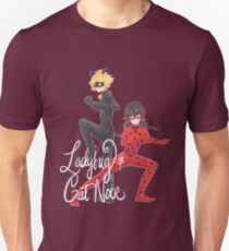 Ladybug & Cat Noir - Miraculous Ladybug Unisex T-Shirt