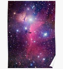 Purple Galaxy Poster