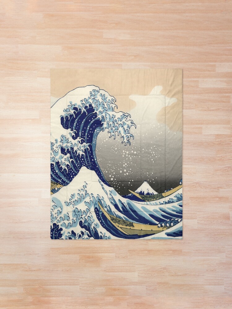 Great Wave Comforter By Rapplatt Redbubble
