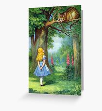 Chesire Cat Greeting Card