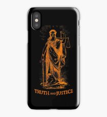 Truth and Lady Justice iPhone Case