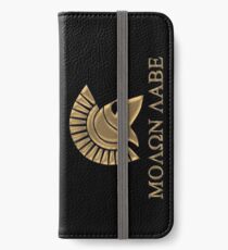 Molon labe-Spartan Warrior iPhone Wallet/Case/Skin