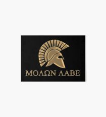 Lámina de exposición Molon labe-Spartan Warrior