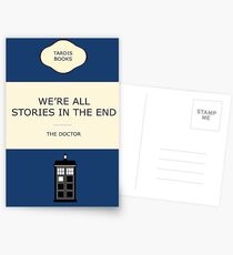 We're all stories in the end Postcards