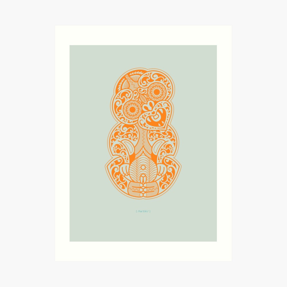 Hei Tiki Art Print