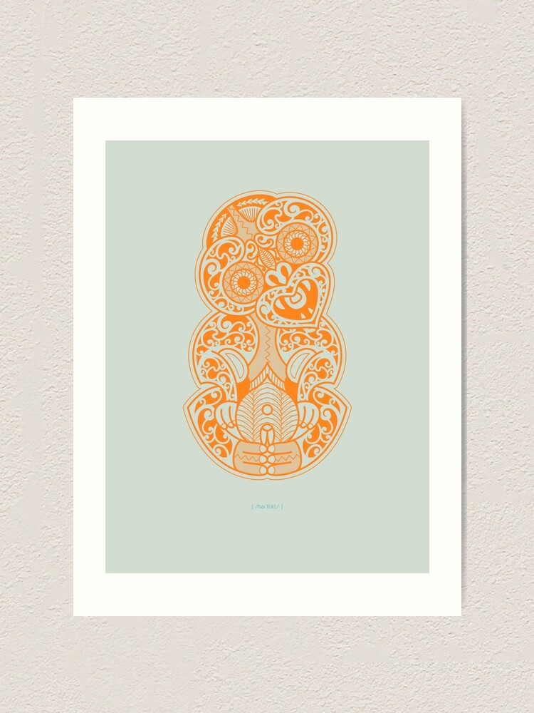 Alternate view of Hei Tiki Art Print