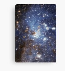 Blue Galaxy Canvas Print