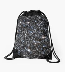 Glitter Galaxy Drawstring Bag