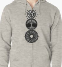 EP. MOON / LIFE / SUN Zipped Hoodie