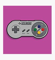 Nintendo SNES Controller Photographic Print