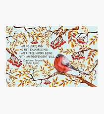 Jane Eyre Quote Photographic Print
