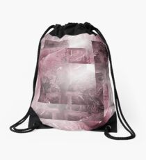 Mosaic in Dusky Pink Drawstring Bag