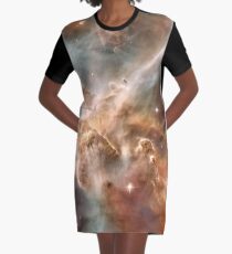 Pearl Galaxy Graphic T-Shirt Dress