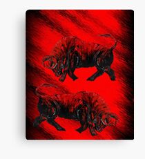 RED BULLS Canvas Print
