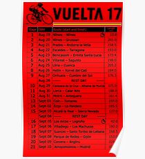Vuelta a Espana 2017 Poster