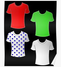 Vuelta a Espana shirts Poster