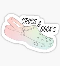 Crocs & Socks Sticker