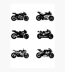 MotoGP 2017 Bikes Photographic Print