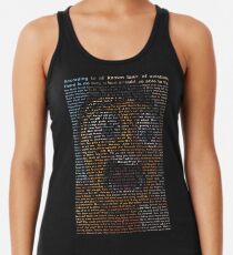 Bienenfilm-Skript Racerback Tank Top