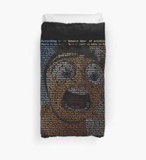 bee movie script Duvet Cover