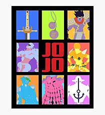 JoJo's Bizarre Adventure - Stands and Weapons Photographic Print