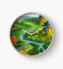 River Balloons Clock