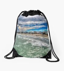 Garden City Beach Drawstring Bag