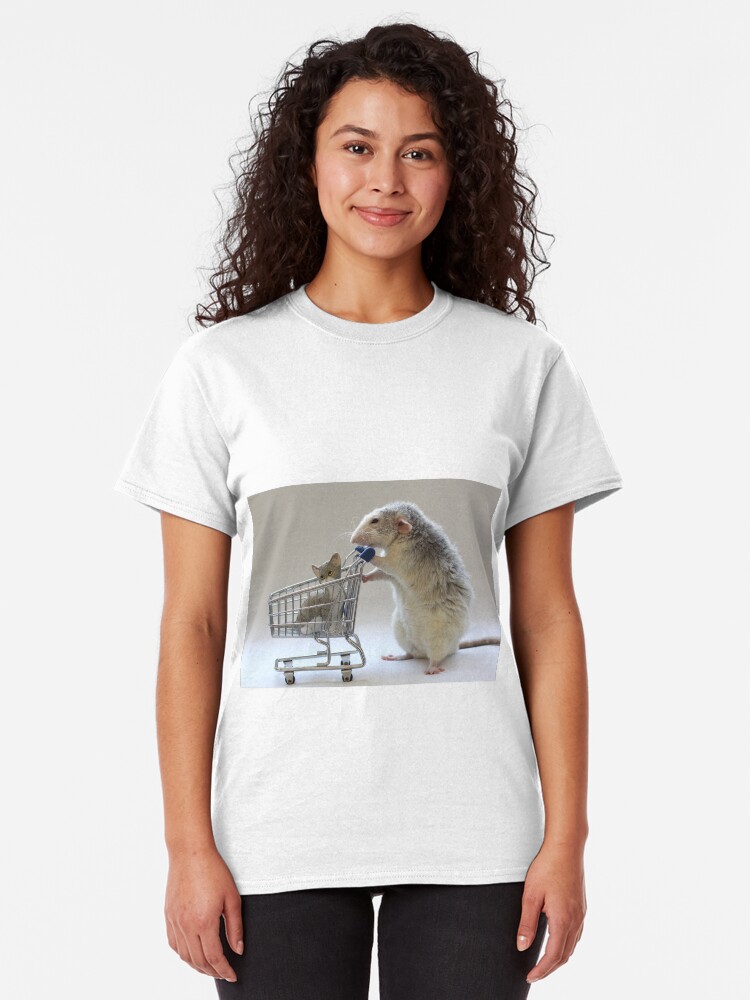 Alternate view of Walking the cat :) Classic T-Shirt