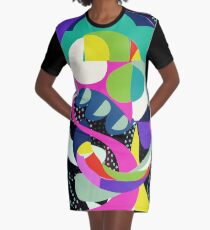 Squid No. 4 - Shapes Graphic T-Shirt Dress