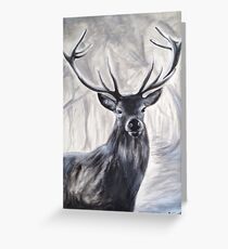 "STAG" Fine Art by LaneyArt Greeting Card