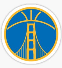 Warriors The Bridge - Gold on Blue Sticker