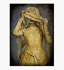 Gothic Victorian Bride Photographic Print