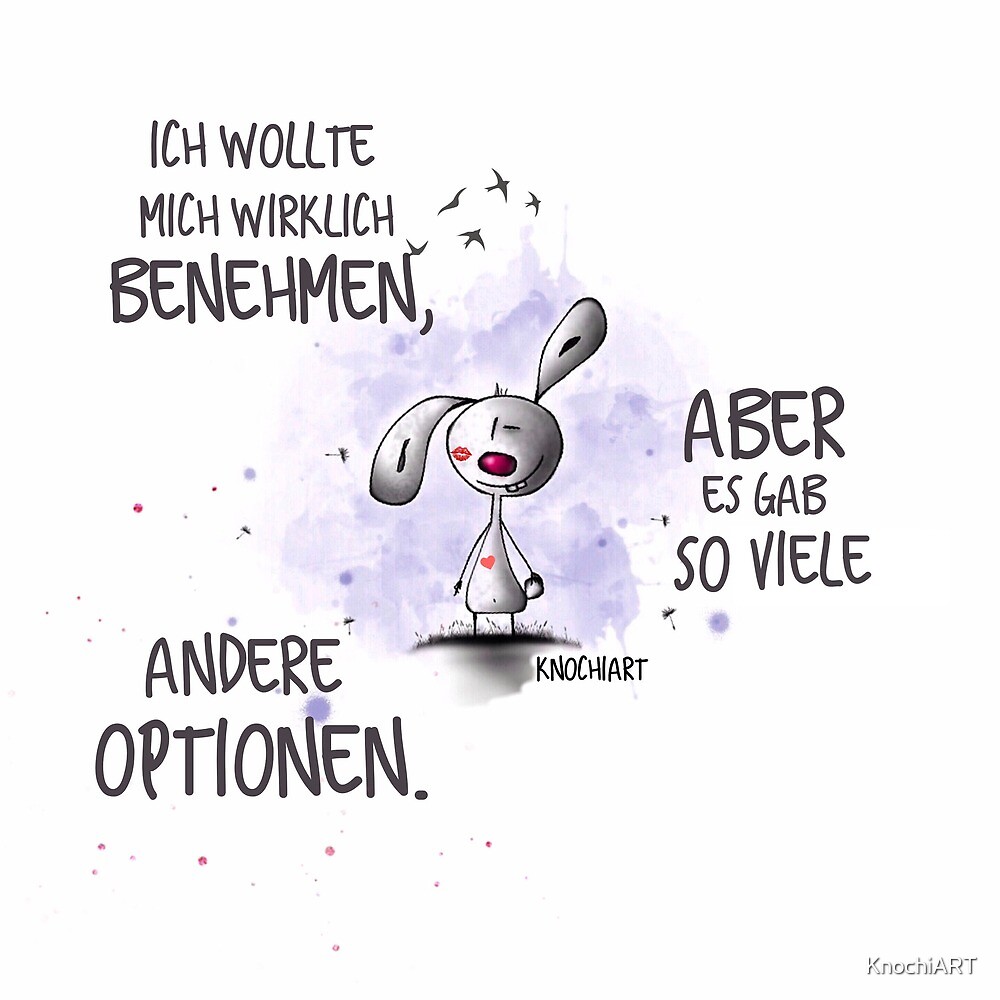 "Ich schwöre" von KnochiART Redbubble